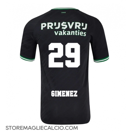 Feyenoord Santiago Gimenez #29 Maglia Gara Trasferta Repliche 2024-25 Maniche Corte Feyenoord Santiago Gimenez #29 Maglia Gara Trasferta Repliche 2024-25 Maniche Corte